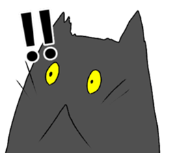 Everyday black cat of sen sticker #11561615