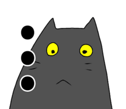 Everyday black cat of sen sticker #11561616