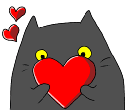 Everyday black cat of sen sticker #11561617