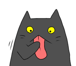 Everyday black cat of sen sticker #11561629