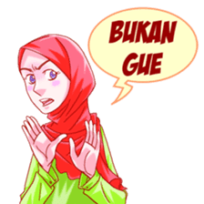 Hijabers Hits sticker #11562035