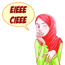 Hijabers Hits sticker #11562037