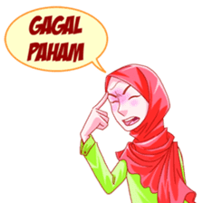 Hijabers Hits sticker #11562039