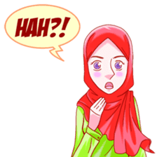 Hijabers Hits sticker #11562041