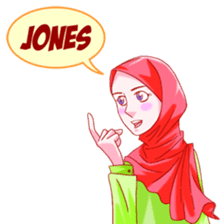 Hijabers Hits sticker #11562048