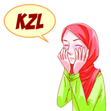 Hijabers Hits sticker #11562051