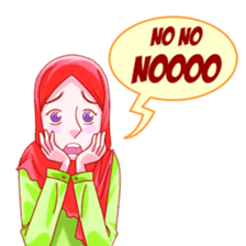 Hijabers Hits sticker #11562055