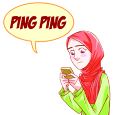 Hijabers Hits sticker #11562058