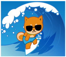 Shiba dog "MUSASHI" 8 sticker #11563303