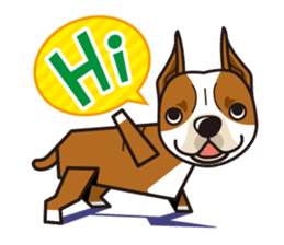 iinu - American Staffordshire Terrier sticker #11563432