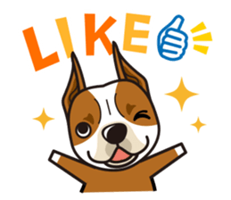 iinu - American Staffordshire Terrier sticker #11563433