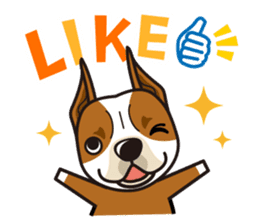 iinu - American Staffordshire Terrier sticker #11563433