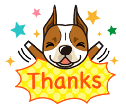 iinu - American Staffordshire Terrier sticker #11563434