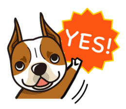 iinu - American Staffordshire Terrier sticker #11563436