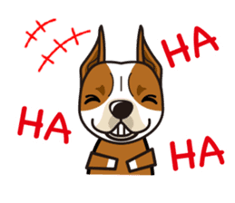 iinu - American Staffordshire Terrier sticker #11563438