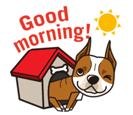 iinu - American Staffordshire Terrier sticker #11563440