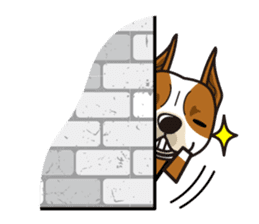 iinu - American Staffordshire Terrier sticker #11563443