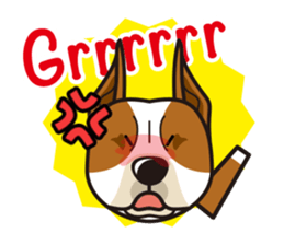 iinu - American Staffordshire Terrier sticker #11563444