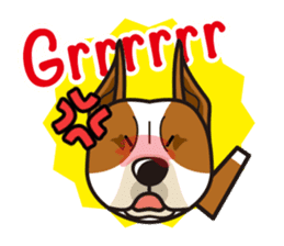iinu - American Staffordshire Terrier sticker #11563444