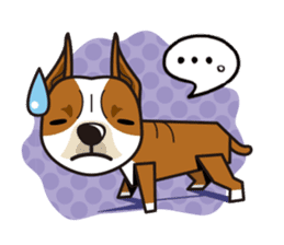 iinu - American Staffordshire Terrier sticker #11563445