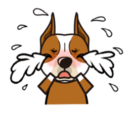 iinu - American Staffordshire Terrier sticker #11563447