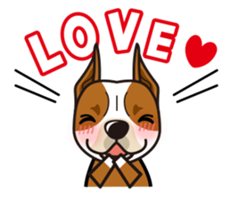 iinu - American Staffordshire Terrier sticker #11563448