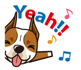 iinu - American Staffordshire Terrier sticker #11563452