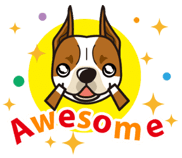 iinu - American Staffordshire Terrier sticker #11563454