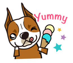 iinu - American Staffordshire Terrier sticker #11563455