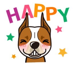 iinu - American Staffordshire Terrier sticker #11563456