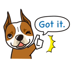 iinu - American Staffordshire Terrier sticker #11563458