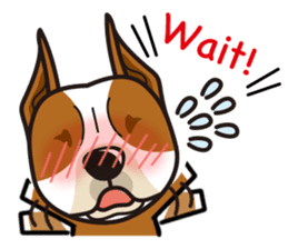 iinu - American Staffordshire Terrier sticker #11563461