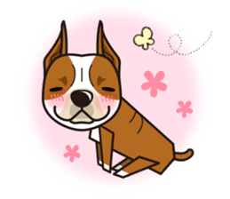 iinu - American Staffordshire Terrier sticker #11563462