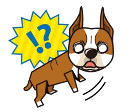 iinu - American Staffordshire Terrier sticker #11563463