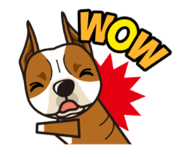 iinu - American Staffordshire Terrier sticker #11563464