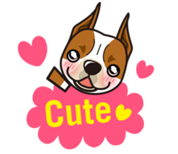 iinu - American Staffordshire Terrier sticker #11563465