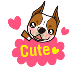 iinu - American Staffordshire Terrier sticker #11563465