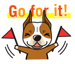 iinu - American Staffordshire Terrier sticker #11563466