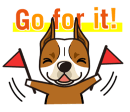 iinu - American Staffordshire Terrier sticker #11563466