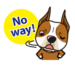 iinu - American Staffordshire Terrier sticker #11563468