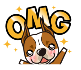 iinu - American Staffordshire Terrier sticker #11563470