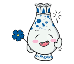 Little Blue-and-White Porcelain sticker #11564411