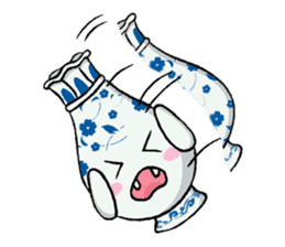 Little Blue-and-White Porcelain sticker #11564420