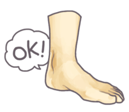 Achilles heels sticker #11564541