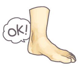 Achilles heels sticker #11564541