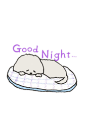 Belle, the bichon frise sticker #11564878