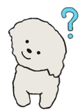 Belle, the bichon frise sticker #11564883