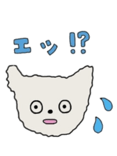 Belle, the bichon frise sticker #11564894