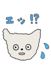 Belle, the bichon frise sticker #11564894