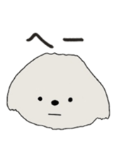 Belle, the bichon frise sticker #11564905